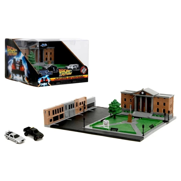 Jada 253253020 Back to The Future Clokc Tower Nano Sahne Diorama Modellemesi - 1