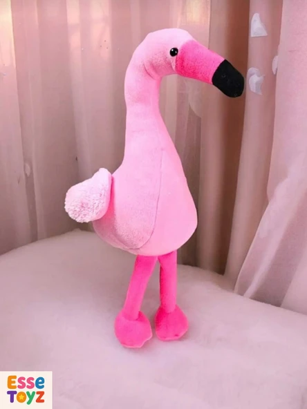 40 cm Pembe Flamingo Peluş – Sevimli Uyku Arkadaşı ve Çocuklar İçin Harika Hediye - 2