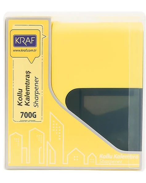 Kraf Kollu Kalemtraş Sarı 700G