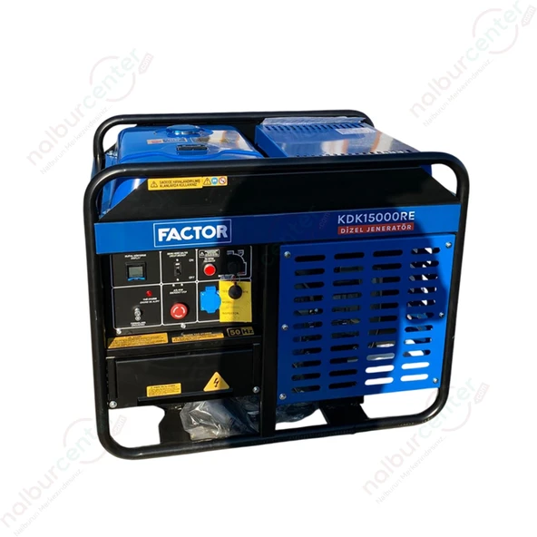 Factor KDK15000RE Dizel Jeneratör 15KVA Marşlı Monofaze - 2