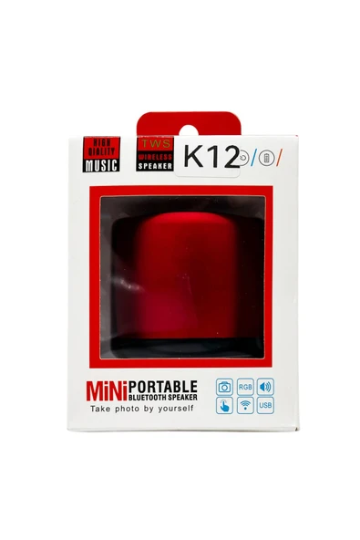 Nettech  AK12 Minibox Kablosuz Hoparlör - Speaker - Kırmızı - 4