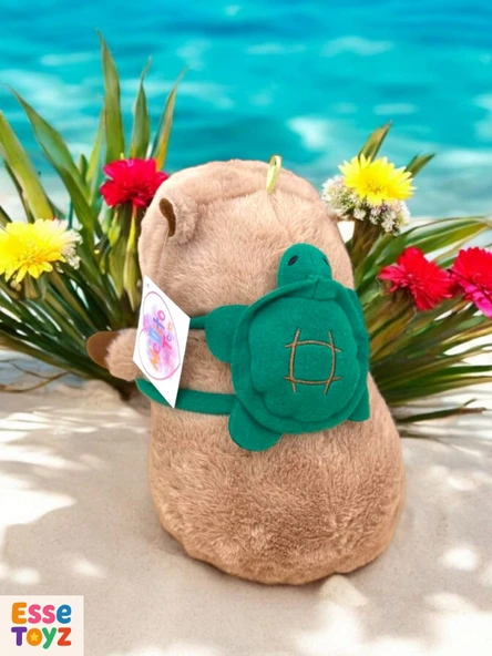 Sevimli Capybara Peluş yumuşacık dostunuz (33 cm) - Resim 5
