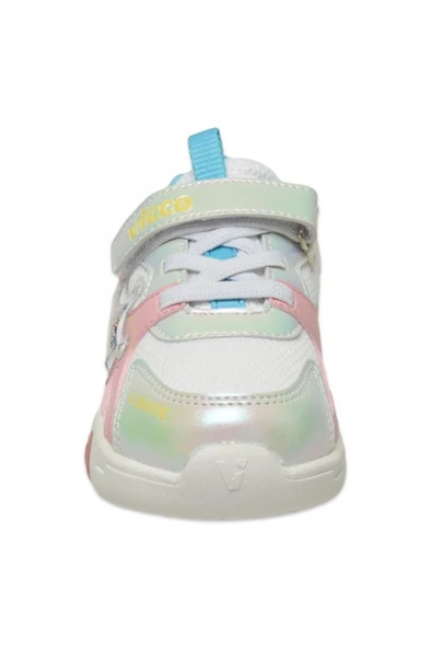 Vicco Queen 346.P25Y.180 Anatomik Taban Kız Çocuk Işıklı Spor Ayakkabı Beyaz 26-30 - 3