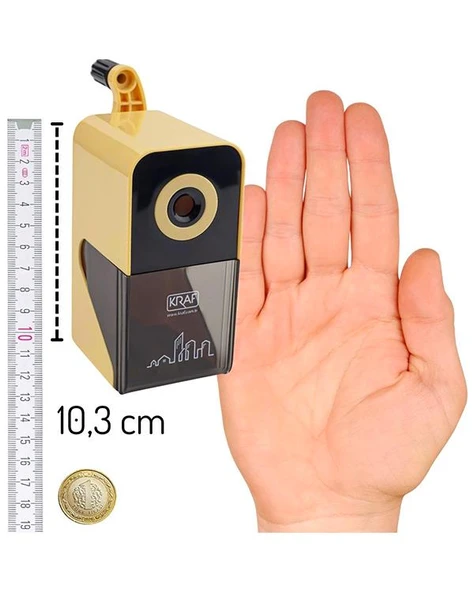 Kraf Kollu Kalemtraş Sarı 700G - 3