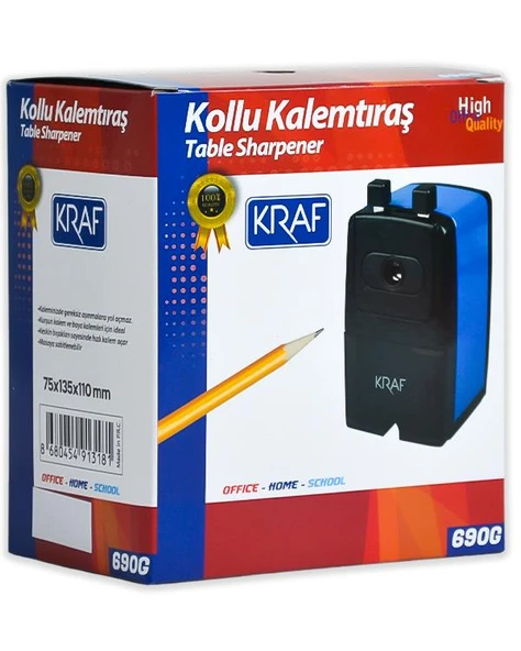 Kraf Kollu Kalemtraş Mavi G690