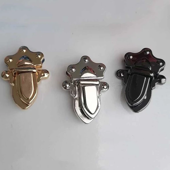 Metal Çanta Klipsi Kral