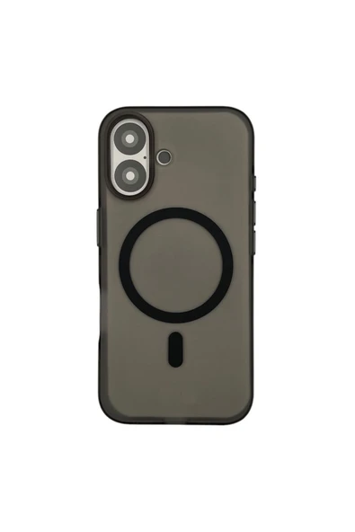 Nettech  Apple iPhone 16 Uyumlu EPR-59 Arka Koruma Kılıf - Siyah