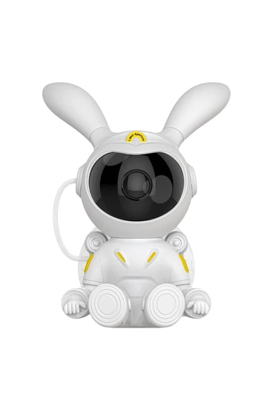 Nettech  ATavşan Astronot Speaker Kablosuz Hoparlör - Speaker - Beyaz