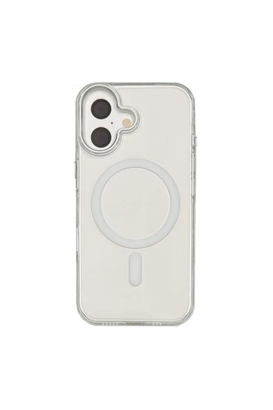 Nettech  Apple iPhone 16 Uyumlu EPR-56 Arka Koruma Kılıf - Şeffaf