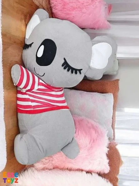Toyzz 65 cm Yatık Uykucu Koala Peluş Oyuncak – Yumuşak ve Sevimli Uyku Arkadaşı - Resim 4
