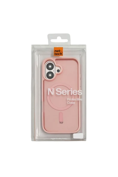 Nettech  Apple Iphone 16 Plus Uyumlu Nt-n063 Arka Koruma Kılıf - Pembe - 3