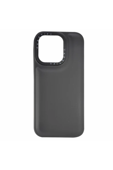 Nettech  İphone 13 Pro Max Uyumlu Casetify Buff Seri Arka Koruma Kılıf - Siyah