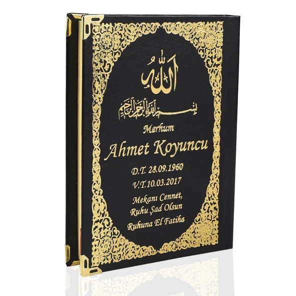 İsim Baskılı Kişiye Özel Ciltli Yasin Kitabı Orta Boy 40 Adet - 2