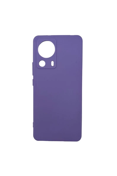 Nettech  Xiaomi Mi 13 Lite Uyumlu Trend Seri Arka Koruma Kılıf - Lila
