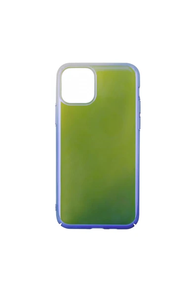 Nettech  Apple Iphone 11 Pro Uyumlu Glaze Arka Koruma Kılıf - Mavi - 1