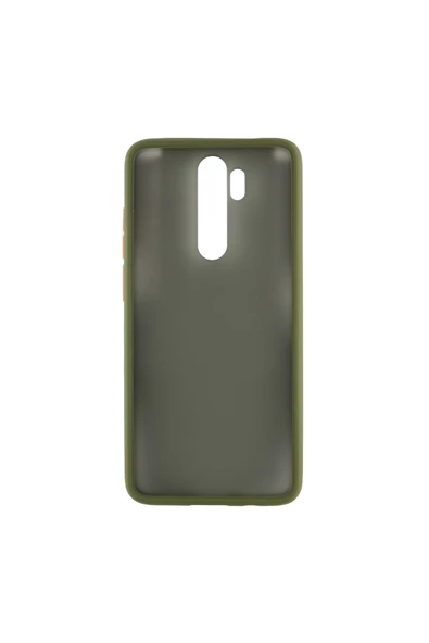 Nettech  Xiaomi Redmi Note 8 Pro Uyumlu Montreal Seri Arka Koruma Kılıf - Yeşil - 1