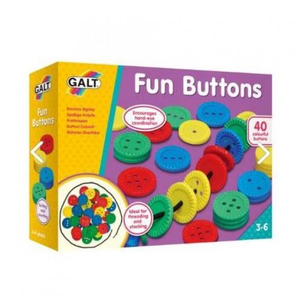 Galt Eğlenceli Düğmeler (Fun Buttons) 3-6 Yaş