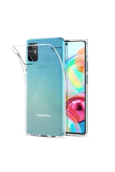 Nettech  Huawei P40 Lite E Uyumlu Lüx Seri Arka Koruma Kılıf - Şeffaf