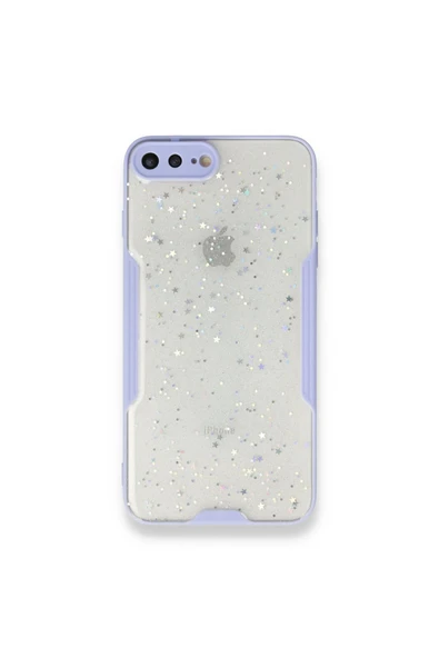 Nettech  Apple Iphone 7 Plus Uyumlu Platin Simli Arka Koruma Kılıf - Karışık/çok Renkli - 4