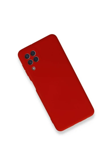 Nettech  Samsung Galaxy A22 4g Uyumlu Nano Silikon Arka Koruma Kılıf - Kırmızı - 2