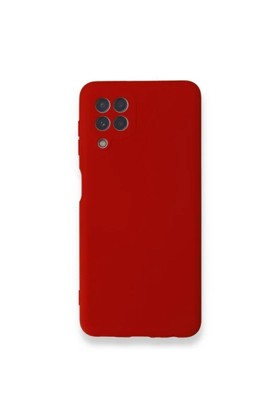 Nettech  Samsung Galaxy A22 4g Uyumlu Nano Silikon Arka Koruma Kılıf - Kırmızı