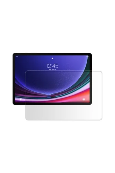 Nettech  Samsung Galaxy Tab S9 Plus Uyumlu Kılıf Dostu Ön Koruma Cam Ekran Koruyucu - Şeffaf