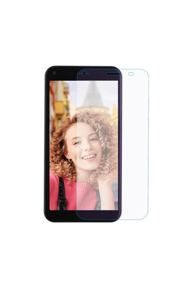 Nettech  Vestel Venüs E4 Uyumlu Kılıf Dostu Cam Ekran Koruyucu - 1