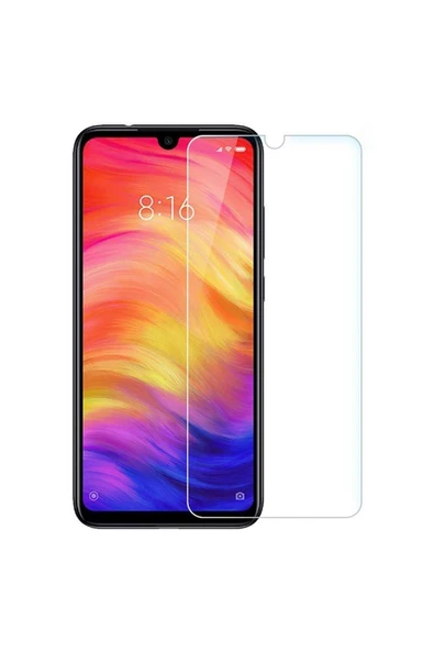 Nettech  Xiaomi Redmi Note 7 Uyumlu Kılıf Dostu Ön Koruma Cam Ekran Koruyucu