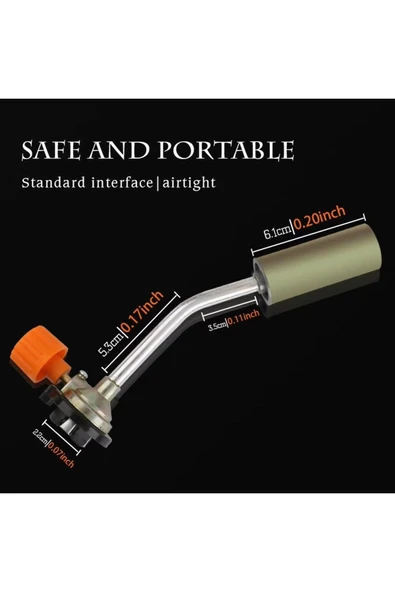 Depolife Şömine Yakma Yüksek Alevli Pürmüz Torch Yakma Barbekü Odun Kömür Tutuşturma Tabancası - 4