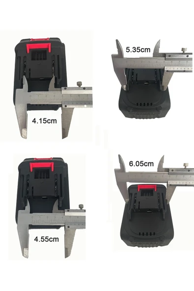 Depolife Akülü darbeli matkap için 21 V 4,0 Ah lityum iyon yedek akü 10 pilli güçlü Batarya - 3