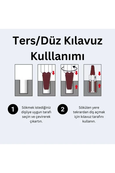Depolife 1/2 Ters Klavuz M20 Kılavuz Kırık Vida Civata Boru Musluk Tamir Sökme Aparatı Diş Açma Düzeltme - 5