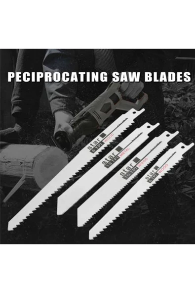 Yu Su Tools Tilki Kuyruğu Testere Bıçakları 10 Parça Ağaç Metal Testere Bıçak - 2