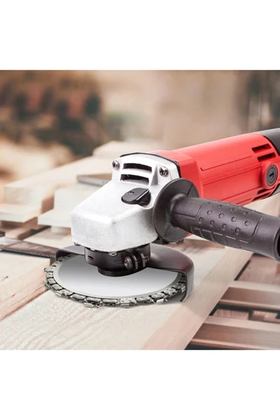 Depolife Ahşap Törpü Eğe Disk Ve Zincirli Testere Oval Oyma Açılı Taşlama Aşındırma Oyma Şekillendirme Set - Resim 7