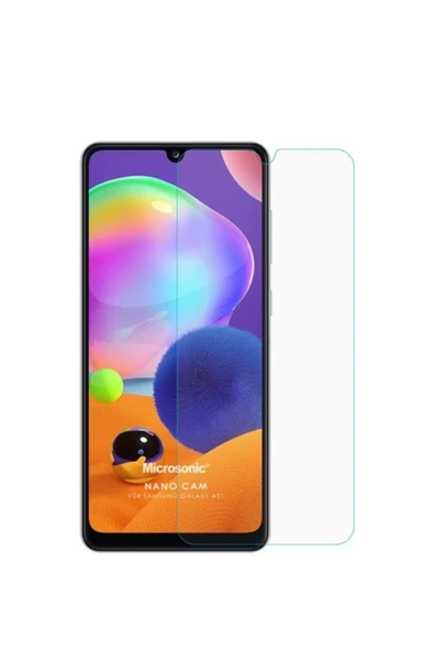 Nettech  Samsung Galaxy A31 Uyumlu Ön Koruma 9h Nano Ekran Koruyucu - Şeffaf