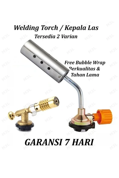 Depolife Kaynakcı Tamirci Pürmüz 4 Kamp Gazlı Torch Alev Tabancası Pişirme Şaloma Başlığı 2 Çeşit Kafa - 5