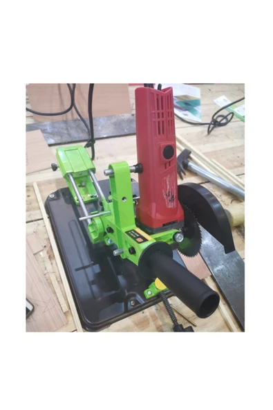 Depolife Kayar Milli Avuç Taşlama Sehpası 115mm 125mm Uyumlu Tezgah Sürgülü Dik Ve Açılı Kesme Aparatı - 5