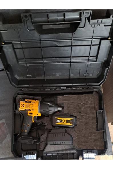 bull Şarjlı Darbeli Bijon Matkap Vidalama  Makine 1Akü 1Şarj Çanta seti - 4