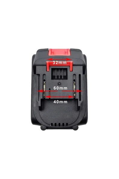 Depolife Şarjlı Matkap Için Yedek Batarya Üniversal 5 Pilli 12 Volt 14v 18v 20v 48v 58v Li-on Pil Şarj - 2