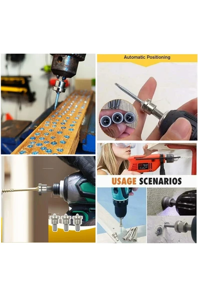 Depolife Alçıpan Vidalama Matkap Ucu Ph2 X25 S2 Çeliği Şapkalı Sınırlayıcı Bits Ucu 3 Adet Stoplu - Resim 3