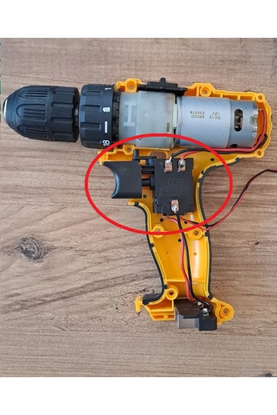 Depolife Şarjlı El Matkabı için start stop Tetiği hız ve yön Ayarlı FA2 7.2-24 VDC 16A Hız Ayar anahtarı - 2