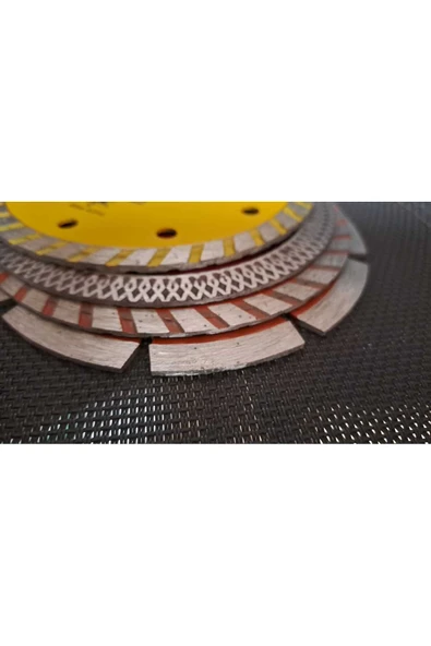 Depolife Mermer Granit Seramik Beton Taş Kesici Disk Seti 115mm Kesme Daire Disk Bıçak Takımı 4 Parça - 6