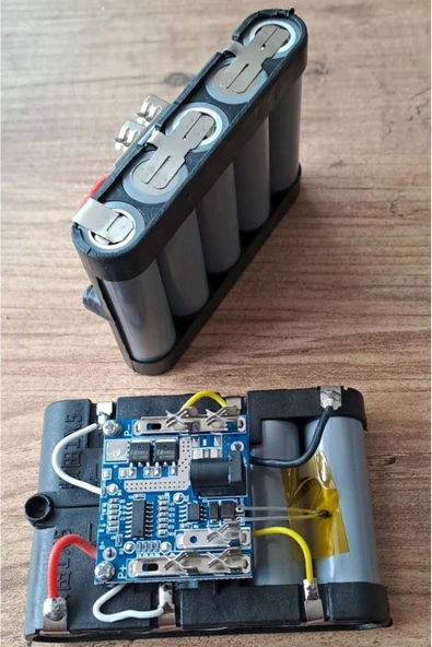 Depolife Şarjlı Batarya Grubu 5 li 18650 Li-ion Pil 12v 2500 Mah Pcbli Şarj Bms Devreli Pil Seti Okul Proje - 2