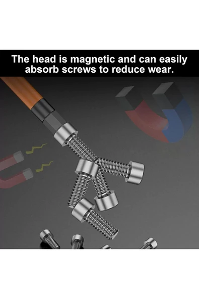 Depolife Bits Uç Matkap Ucu Tornavida Ucu Vidalama Ucu 10 lu PH2 - PZ2 ANAHTARLIK - Resim 7