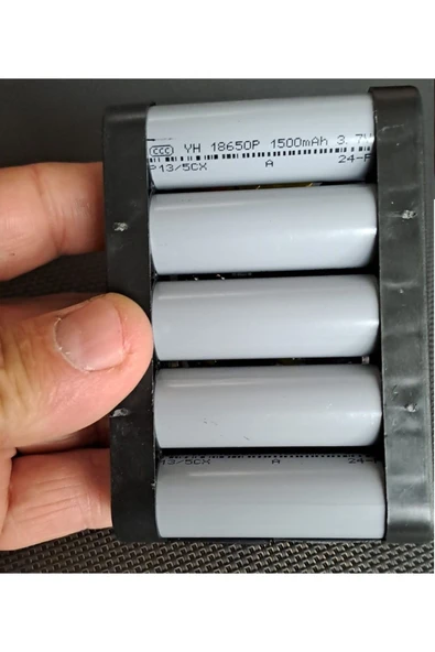 Depolife Şarjlı Batarya Grubu 5 li 18650 Li-ion Pil 12v 2500 Mah Pcbli Şarj Bms Devreli Pil Seti Okul Proje - 4