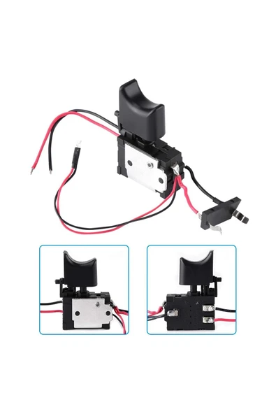 Depolife Şarjlı El Matkabı için start stop Tetiği hız ve yön Ayarlı FA2 7.2-24 VDC 16A Hız Ayar anahtarı - 3