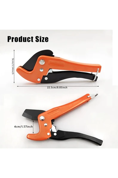 Depolife Su Borusu Tamir Paftası Plastik Boru Kesici Makas Kaynak Birleştirme Genişletme Tesisatcı Alet Seti - 2