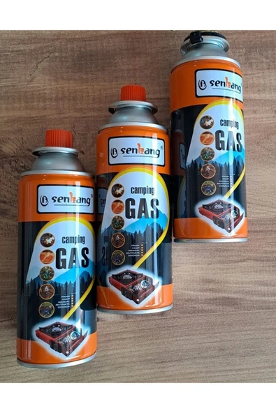 Depolife Kamp ocağı yedek tüp gazı Pürmüz torc Kafası için 5 adet kamp gaz tüpü çakmak gazı (400ml) - 3