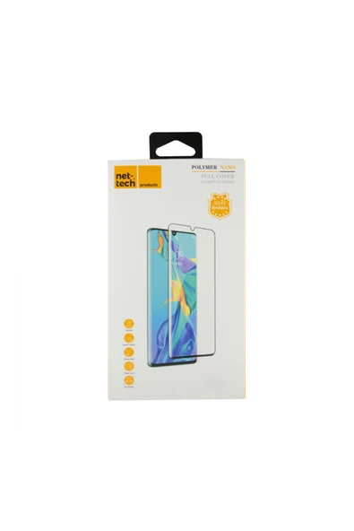 Nettech  Huawei P40 Pro Uyumlu Ön Koruma Polymer Nano Ekran Koruyucu - Şeffaf - 2