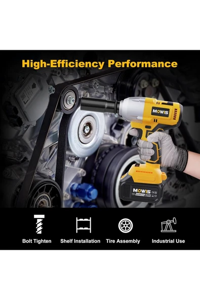 Depolife Akülü darbeli matkap için 21 V 4,0 Ah lityum iyon yedek akü 10 pilli güçlü Batarya - 6