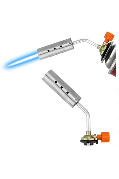 Depolife Şaloma Gaz Pürmüz Başlığı Tamirci Kaynakcı Pürmüz Kafası torch başlık yüksek alev çakmak Şalama - 3